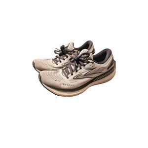 Brooks Glycerin 19 Running Shoes womens size 11 Narrow 2A Neutral Gray White‎